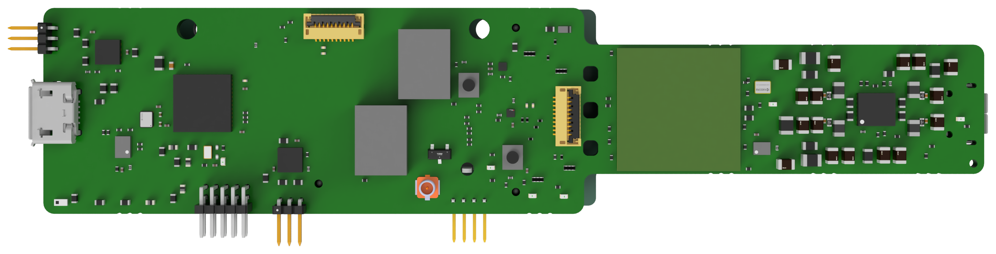 Radar module bottom view