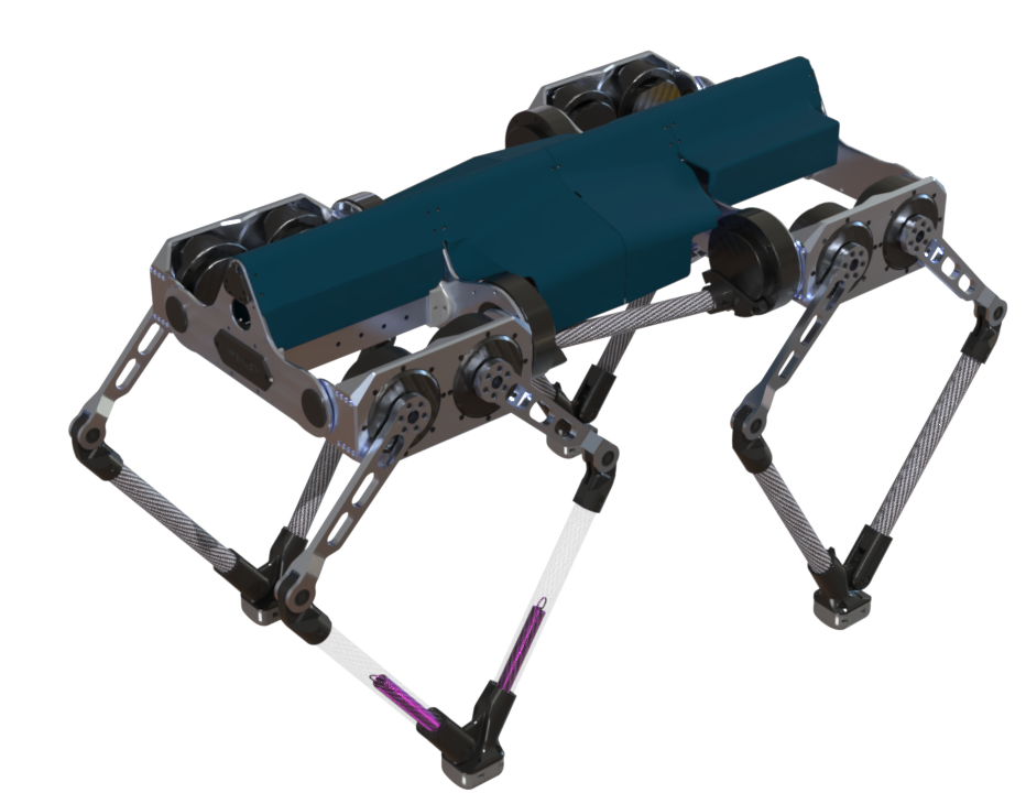 Olympus quadruped robot CAD